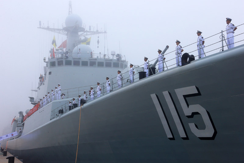 중국,중로 '2013해상합동군사훈련'에 함정 7척 파견