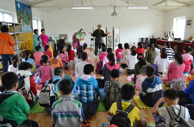 무순시신화조선족소학교 신한민속촌에서 조선족전통문화 체험 