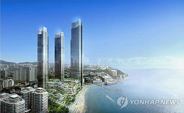 한국 부산 101층 리조트, 중국 건축사가 개발