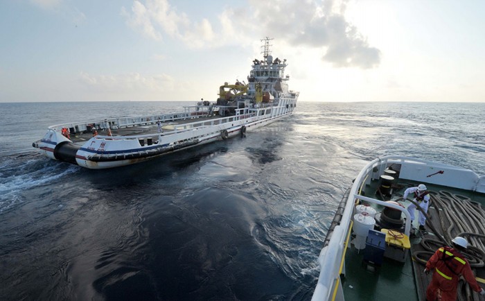 중국선박 계속 수색범위 확대
