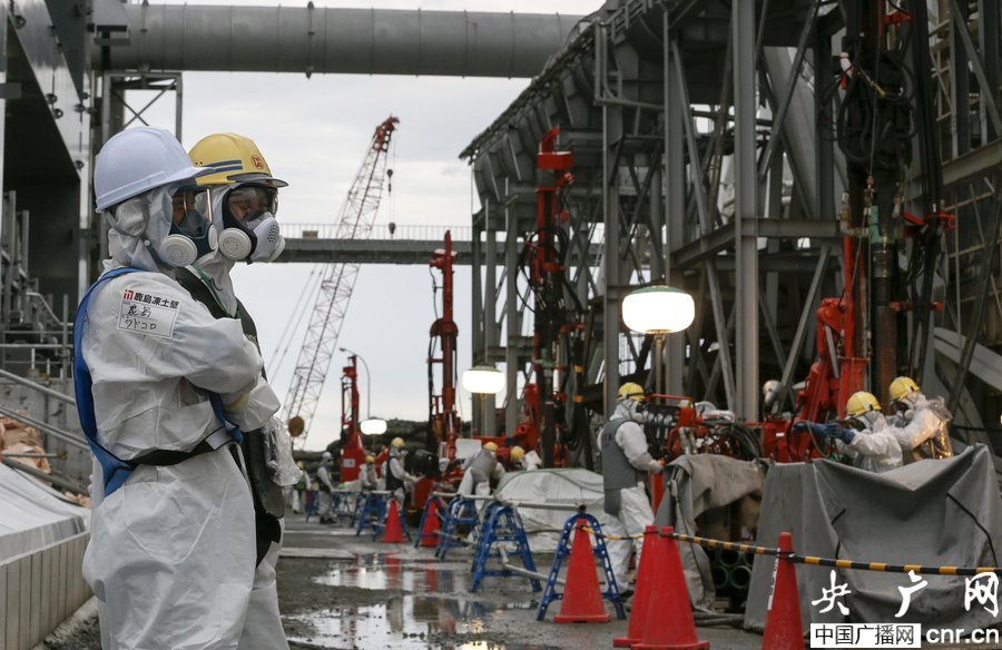 일본 후쿠시마원자력발전소 얼음벽을 세워 핵루출 막아