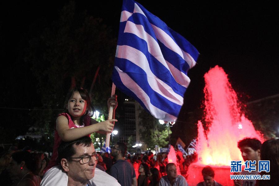 그리스 채권자협의초안 반대자, 국민투표에서 대폭 앞서