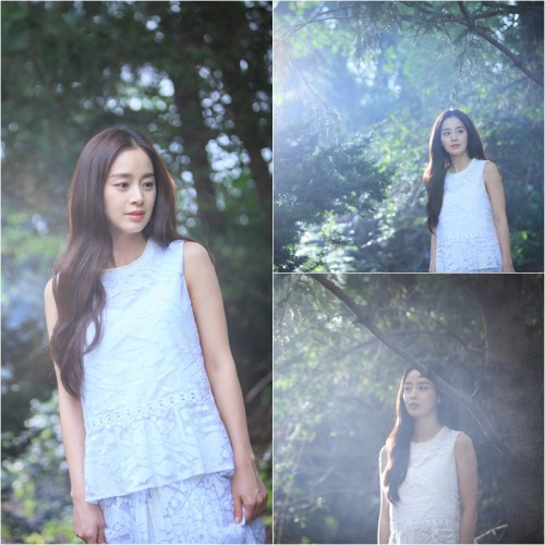 '용팔이' 촬영 사진 공개, 김태희 하얀 옷 입은 숲속의 선녀 같아