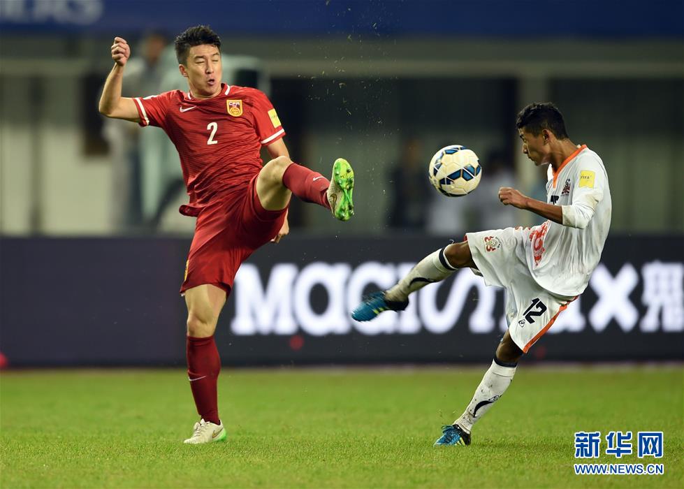 월드컵 예선경기: 중국 12:0으로 부탄 전승