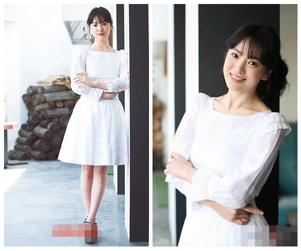 하얀 치마 입은 한국 녀자스타들, 너무 아름다워!(사진)