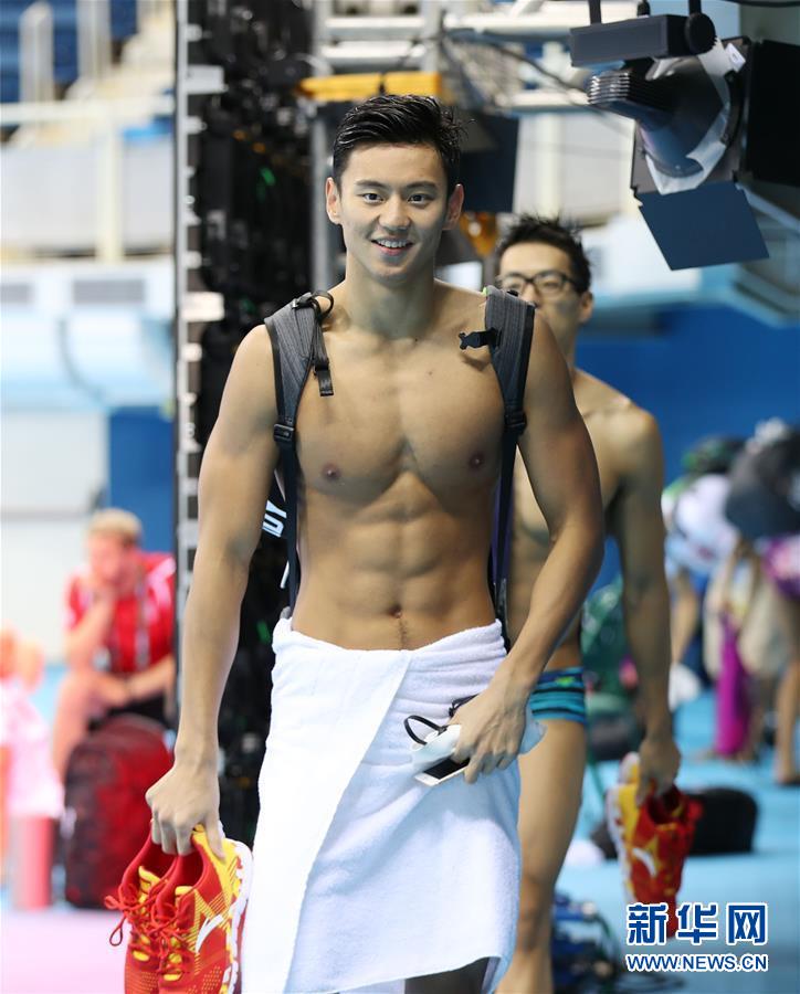 중국수영팀, 리우서 적응훈련 진행
