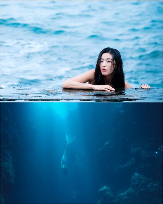 '푸른 바다의 전설' 전지현 미인어로 변신, 수영장면 열기 뜨거워