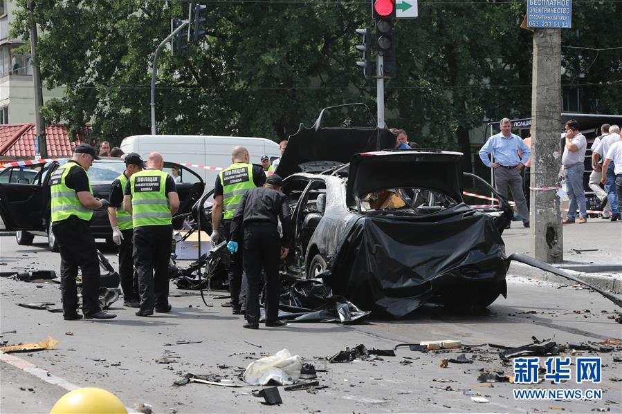 우크라이나 키예프서 차량 폭발해 군인 1명 사망