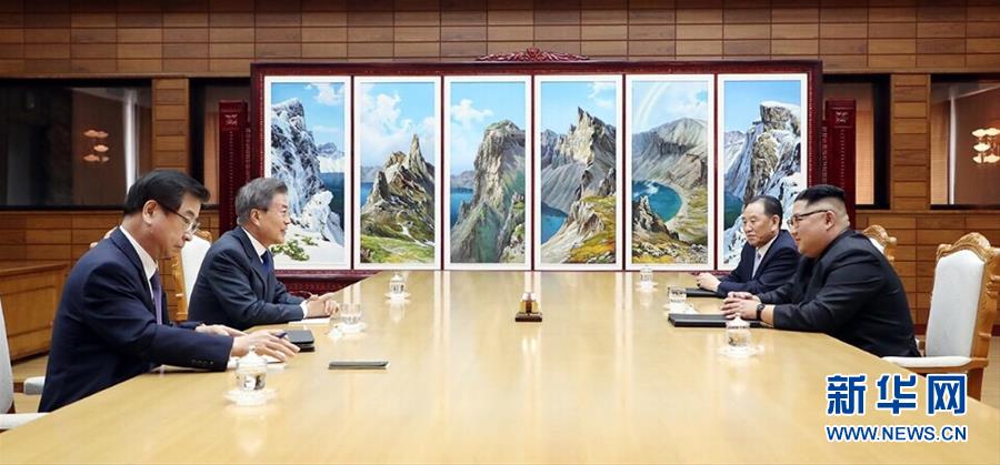 문재인과 김정은 재차 회담 개최, 북남관계와 조미관계 개선 관련 공동립장 달성