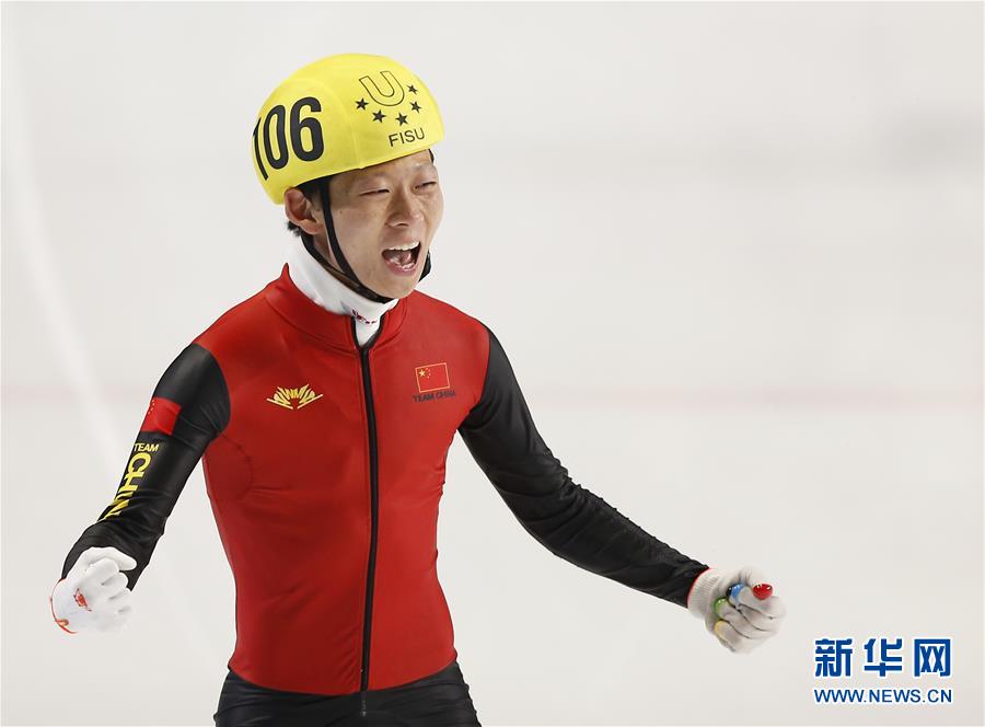 안개(安凯) 쇼트트랙 남자1500메터 우승, 중국대표단 첫 금메달