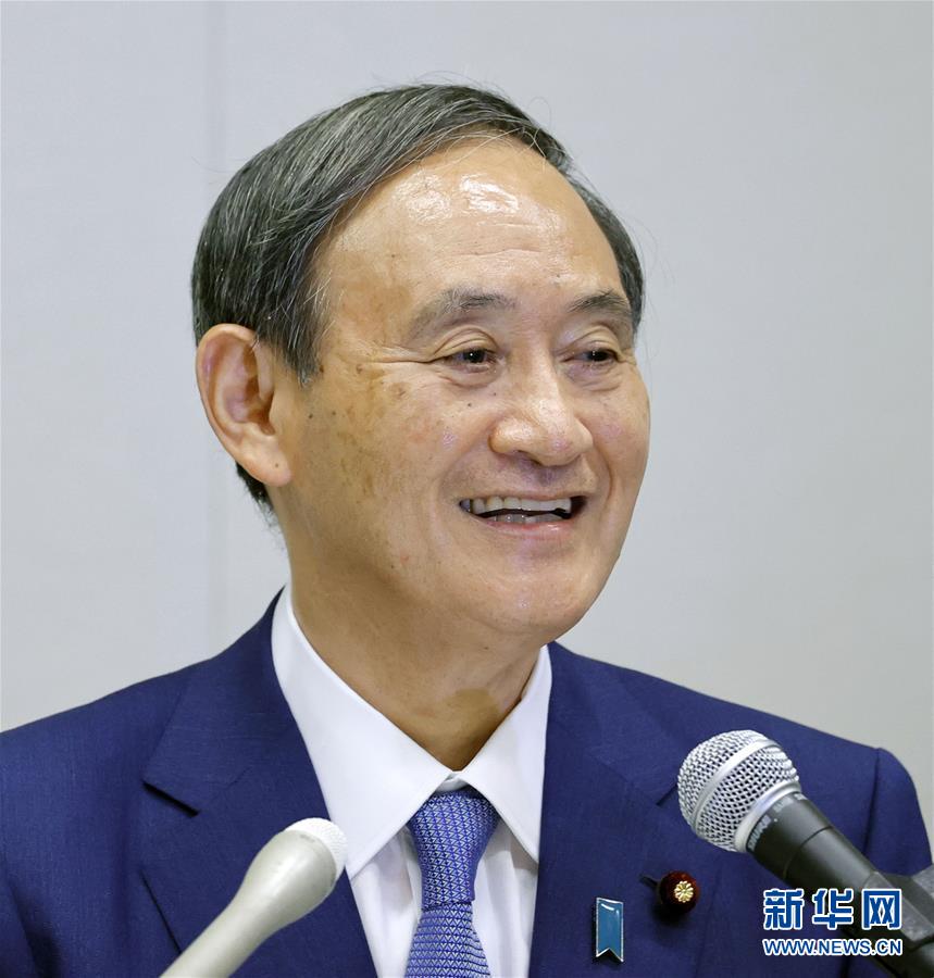 일본 내각 관방장관 스가 요시히데, 자민당 총재 경선 출마 선포